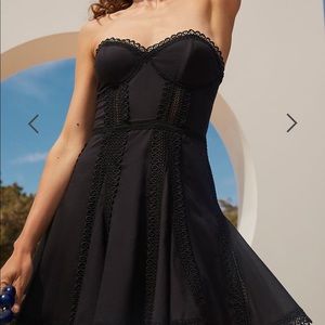 Black Charo Ruiz Ava Mini Dress, M